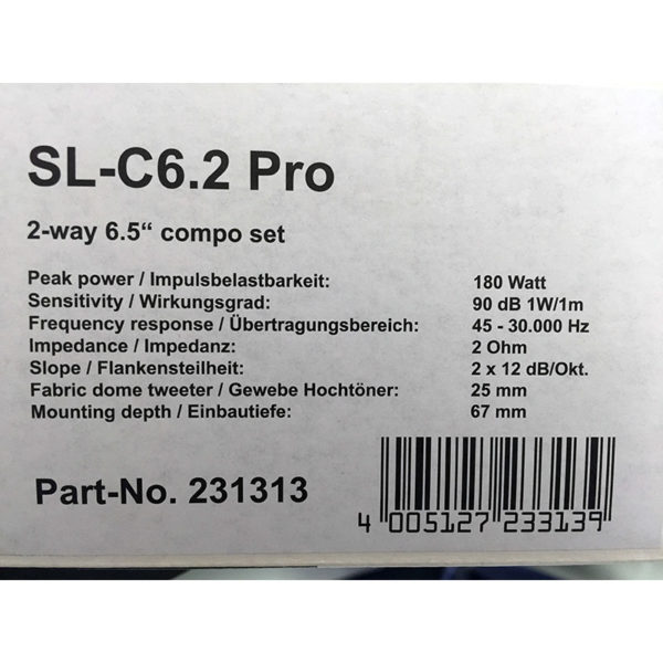 Rainbow SL-C6.2 PRO erillissarja info