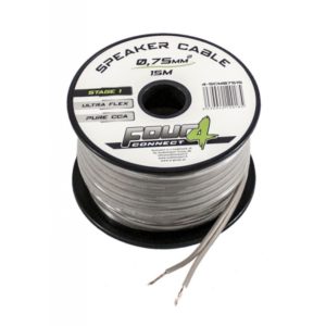 FOUR Connect 4-SCM07515 | 15 metrin rulla CCA kaiutinkaapelia 0.75mm²