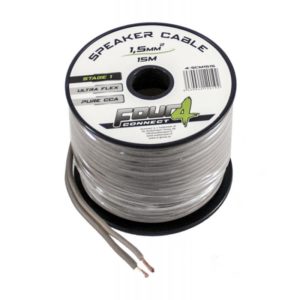 FOUR Connect 4-SCM1515 | 15 metrin rulla CCA kaiutinkaapelia 1.5mm²