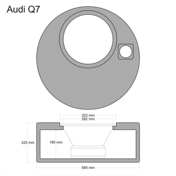 Bassokotelo Audi Q7 2005-2015 - Image 4