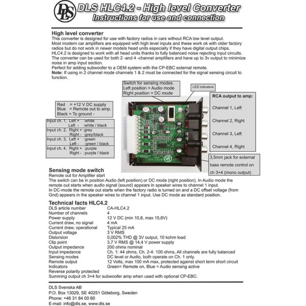 DLS HLC4.2 linjamuunnin | aktiivinen linjamuunnin - Image 3