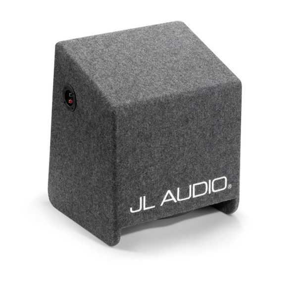JL Audio CP112-W0v3 valmiskoteloitu 12″ subwoofer takaa