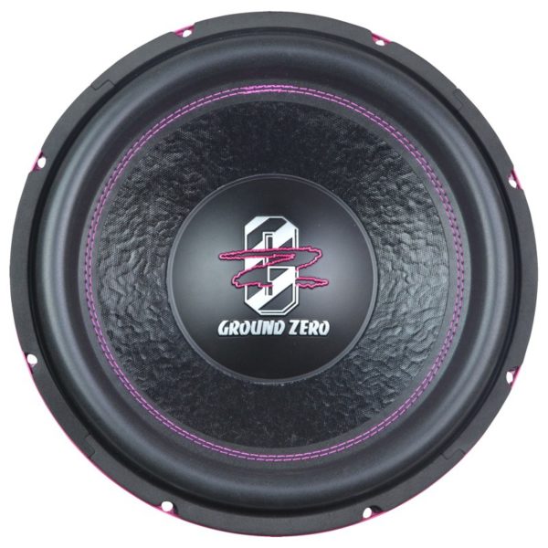 Ground Zero GZIW 12SPL PINK subwoofer edestä