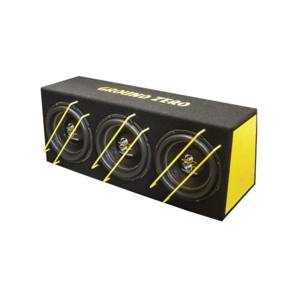 Ground Zero & AI-Sonic 750 SPL BassoPaketti | 3x10" subwoofer kotelossa ja monovahvistin - Image 2