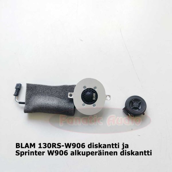 BLAM 130RS-W906 vs Sprinter diskantti