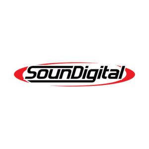 Soundigital tarra | SD70 musta teksti