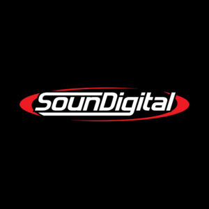 Soundigital tarra | SD70 valkoinen teksti