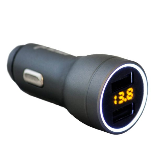 FOUR Mobile 4-USB-VD2 | USB älylaturi jännitenäytöllä