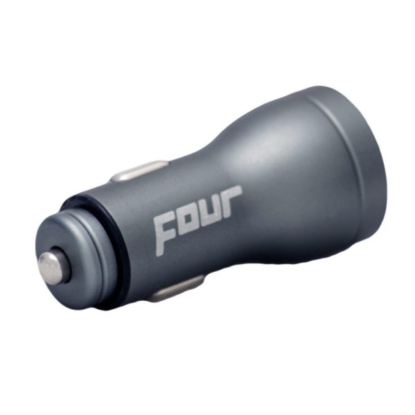 FOUR Mobile 4-USB-VD2 | USB älylaturi jännitenäytöllä - Image 3
