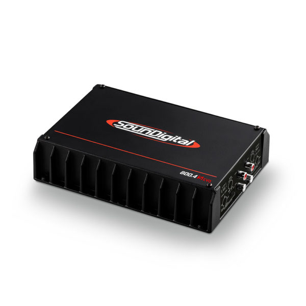 Soundigital SD800.4D EVO2 4ohm 4-kanavainen vahvistin viistosta