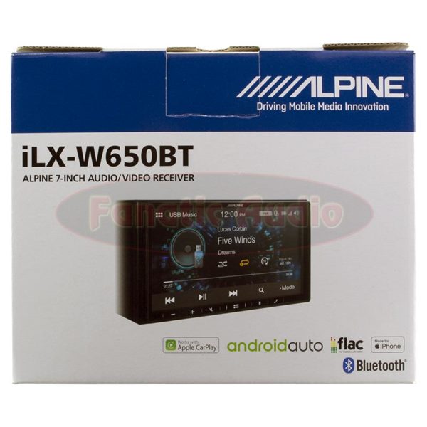 Alpine ILX-W650BT pakkaus