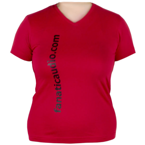 punainen t-paita fanaticaudio.com