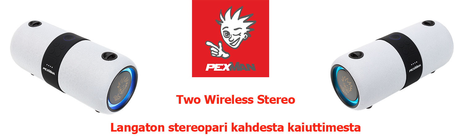 pexman two wireless stereo