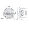pioneer kaiuttimen mitat