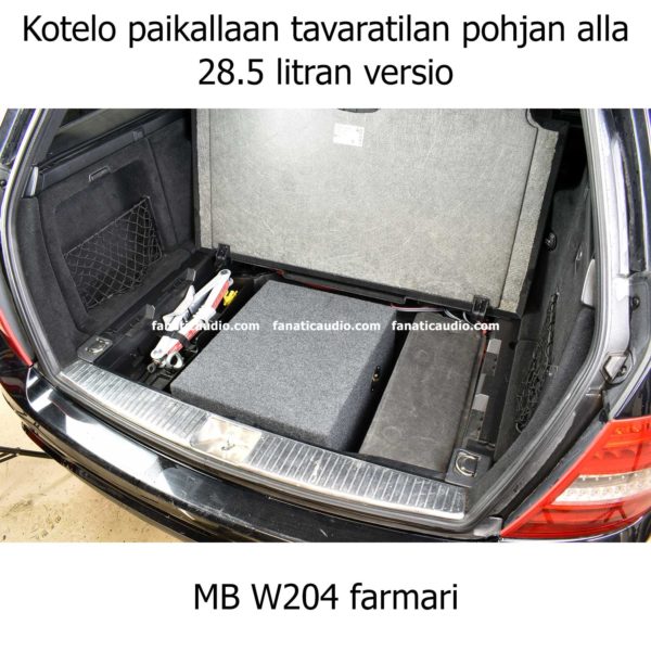 FA DIY Bassokotelo MB W204 ja MB W212 | Farmariin kontin pohjan alle - Image 2
