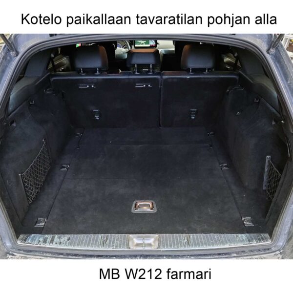 kotelo piilossa pohjan alla