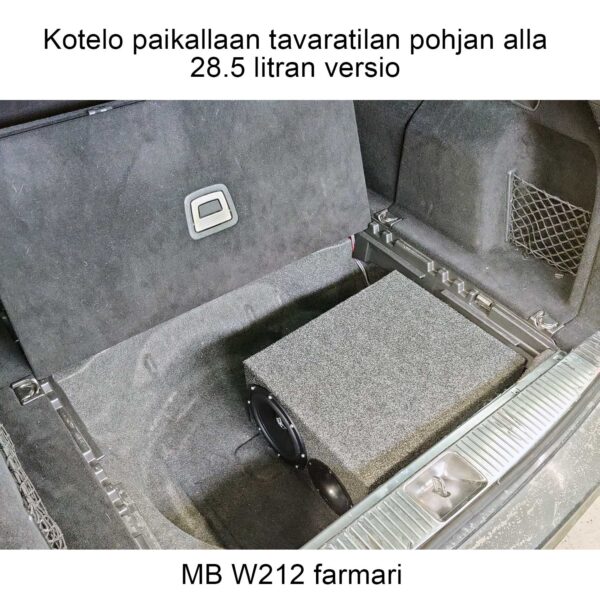 kotelo subbarille w212 välipohjan alle