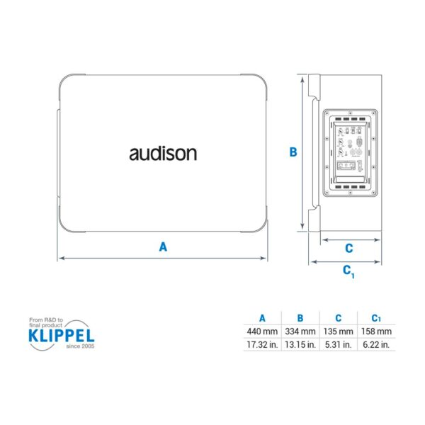 audison apbx 10as2 mittakuva