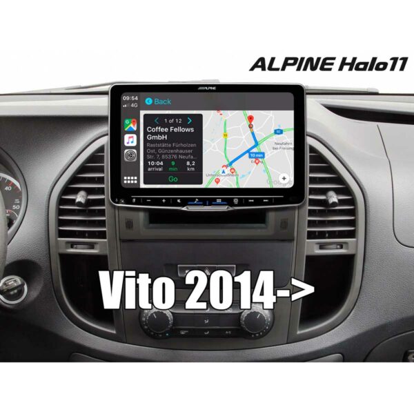 Alpine iLX-F115D-W447 | Multimediasoitin MB Vito W447