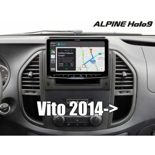 Alpine iLX-F905D-W447 | Multimediasoitin MB Vito W447