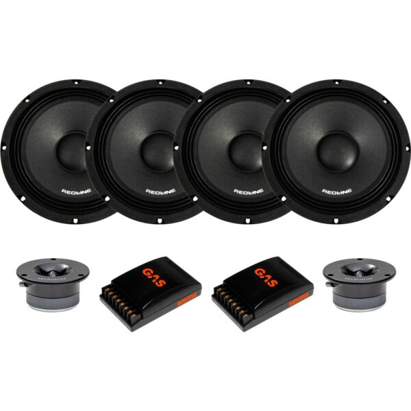 DD Audio & GAS 25-88 | 8″ 2-tie tuplamidierillissarja