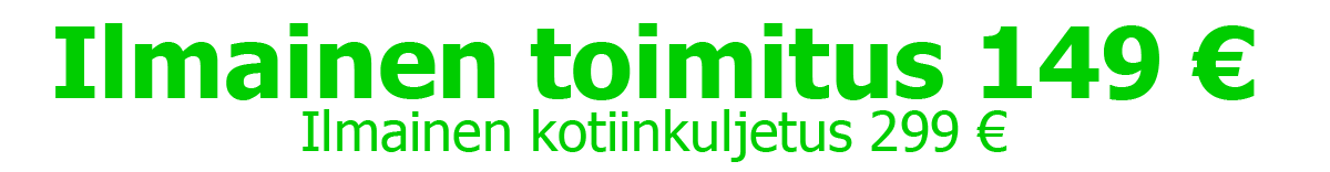 kotiinkuljetus ilmaiseksi