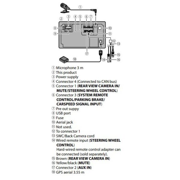 Pioneer SPH-PF97BT BMW3 E90 E91 E92 E93 | Multimediasoitin autoon - Image 8