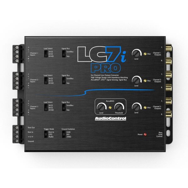AudioControl LC7i Pro | aktiivinen linjamuunnin / BASS EQ