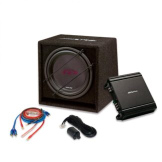 Alpine SBG-30KIT BassoPaketti | 12″ subwoofer refleksikotelossa ja vahvistin