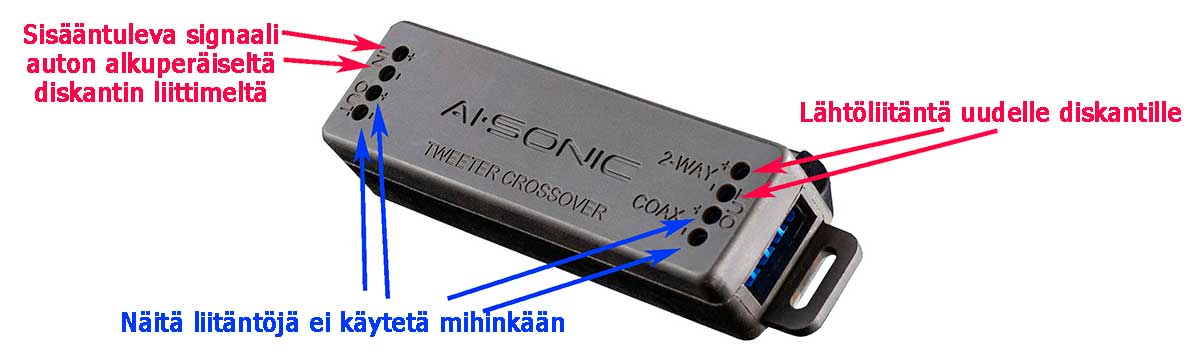 diskantin kytkennät