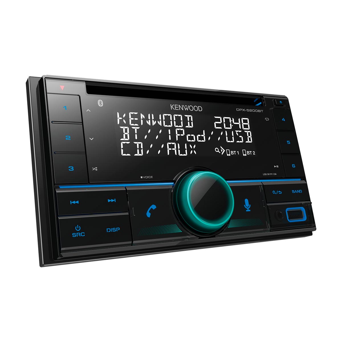 Kenwood DPX-5200BT | 2DIN CD & Bluetooth-soitin autoon - Image 2