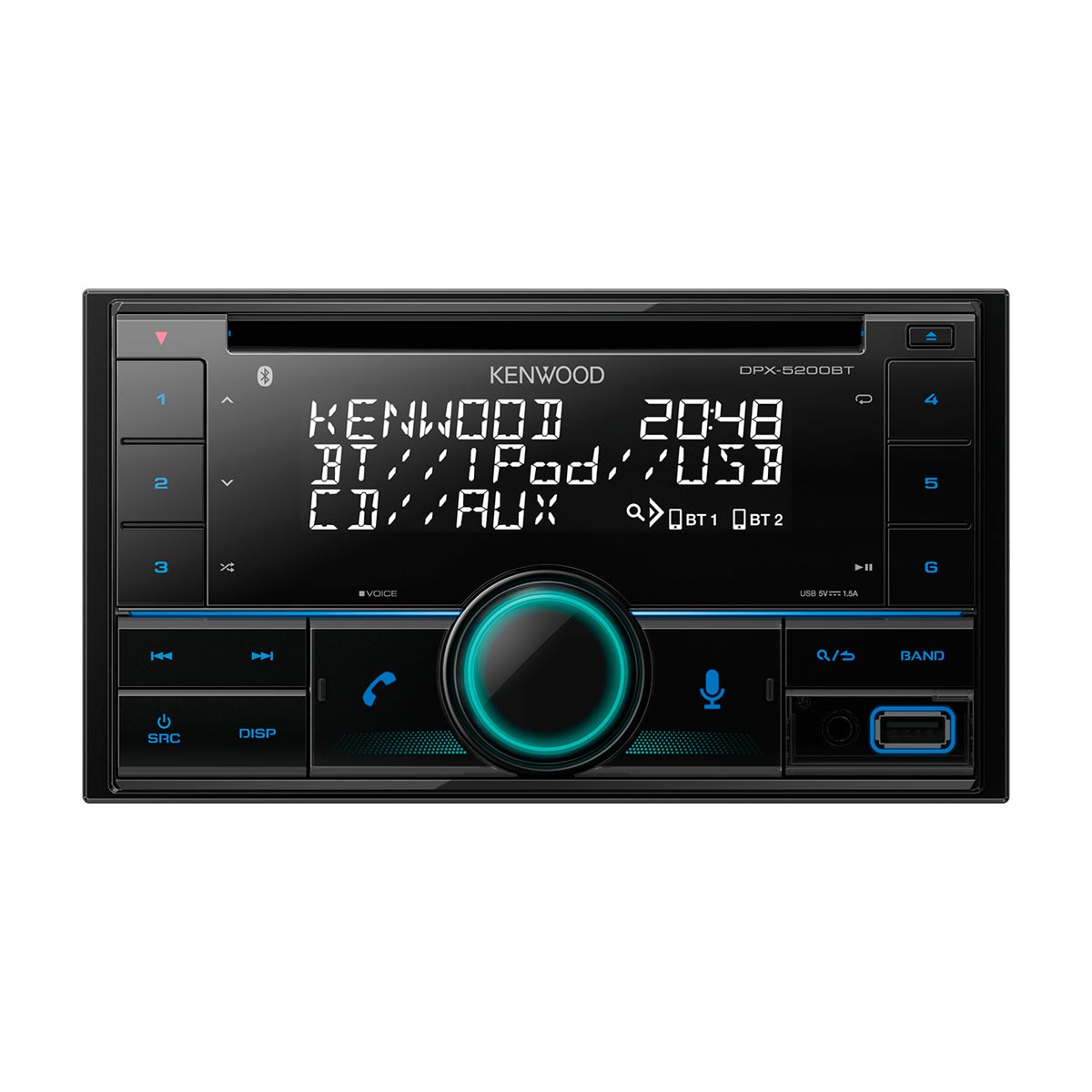 Kenwood DPX-5200BT | 2DIN CD & Bluetooth-soitin autoon